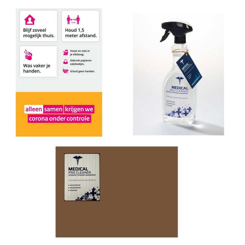 Load image into Gallery viewer, Medical pro cleaner desinfecterende handspray 750 ml doos 10 stuks