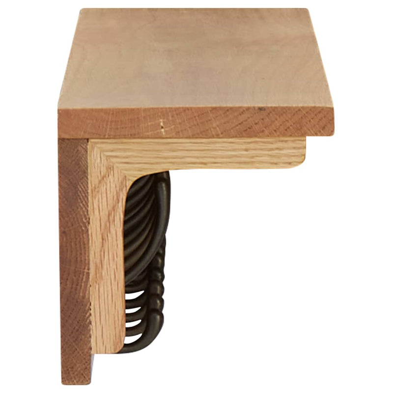 Load image into Gallery viewer, Vidaxl kapstok 90x16x16 cm massief eikenhout