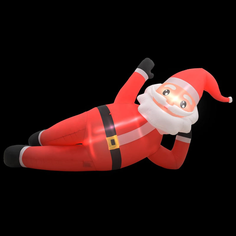 Load image into Gallery viewer, VidaXL Kerstman opblaasbaar LED XXL IP44 360 cm rood