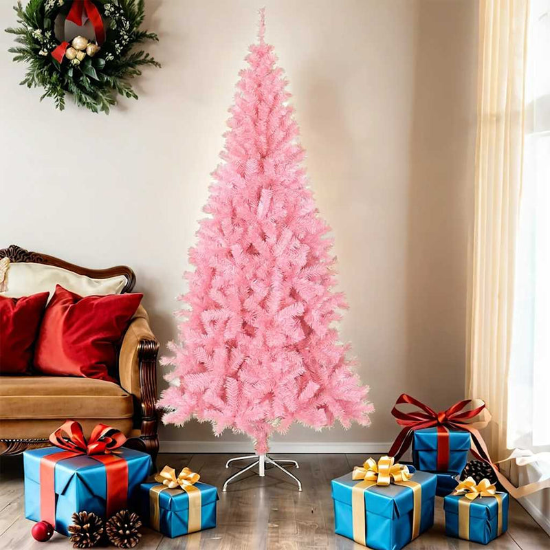 Load image into Gallery viewer, Vidaxl kunstkerstboom met standaard 180 cm pvc roze