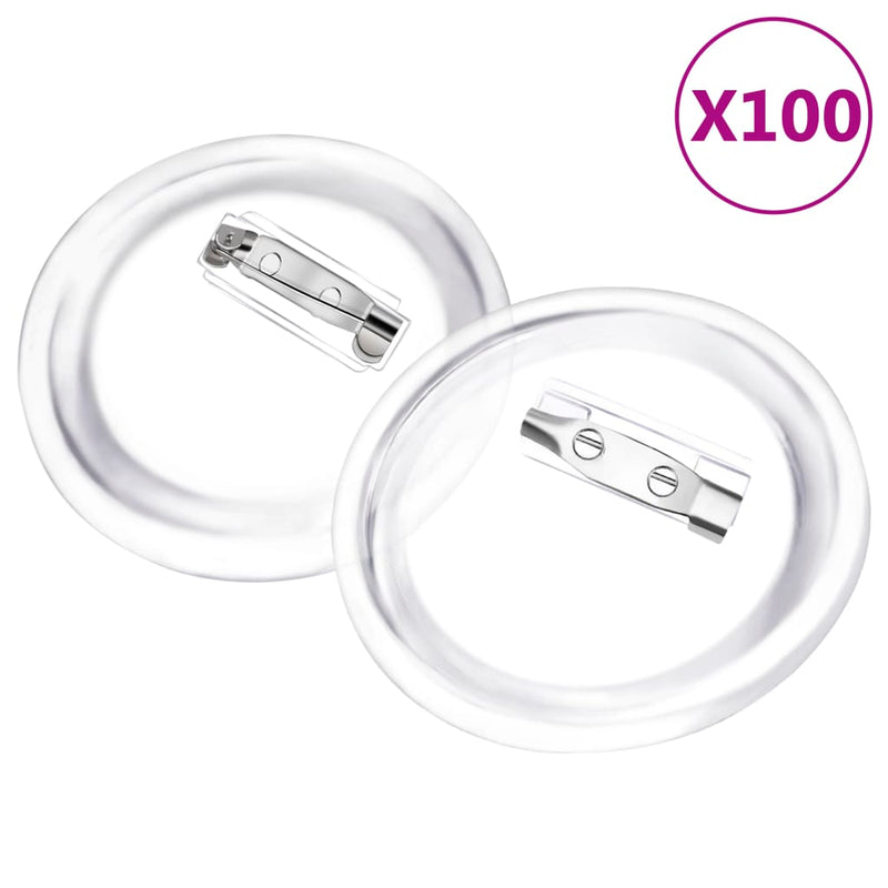 Load image into Gallery viewer, Vidaxl buttons met spelden 100 st 58 mm acryl