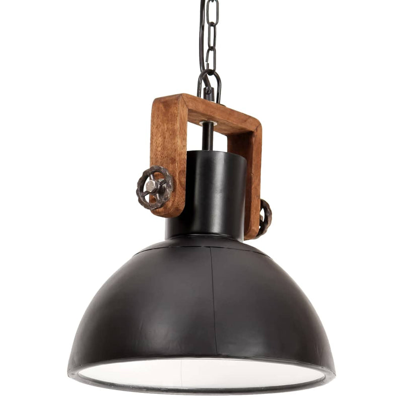 Load image into Gallery viewer, Vidaxl hanglamp industrieel rond 25 w e27 30 cm zwart