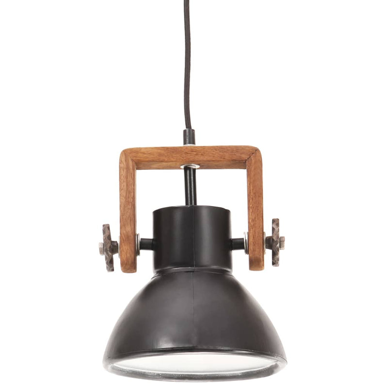 Load image into Gallery viewer, Vidaxl hanglamp industrieel rond 25 w e27 19 cm zwart