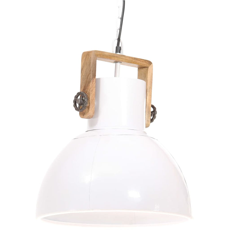 Load image into Gallery viewer, Vidaxl hanglamp industrieel rond 25 w e27 40 cm wit