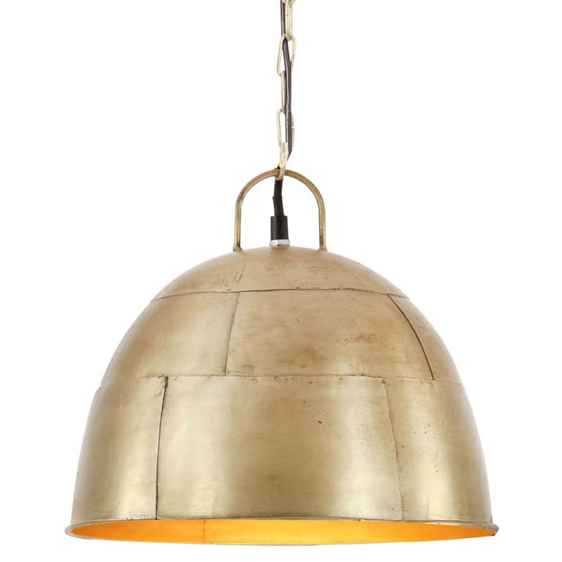 Load image into Gallery viewer, Vidaxl hanglamp industrieel vintage rond 25 w e27 31 cm messingkleurig