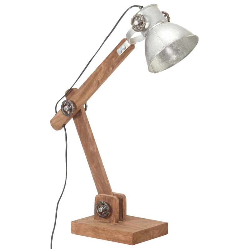 Load image into Gallery viewer, Vidaxl bureaulamp industrieel rond e27 58x18x90 cm zilverkleurig