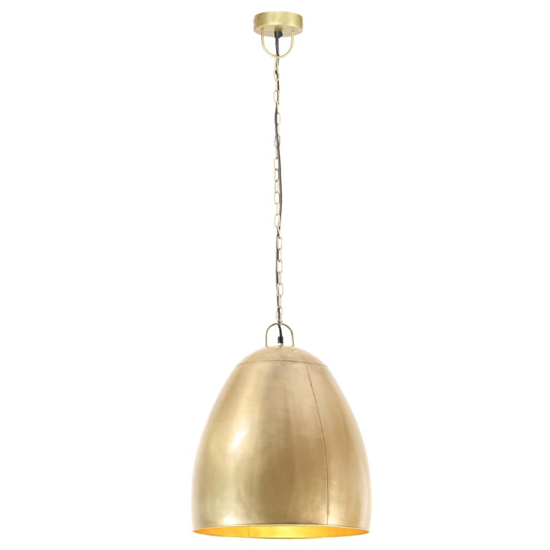 Load image into Gallery viewer, Vidaxl hanglamp industrieel rond 25 w e27 42 cm messingkleurig