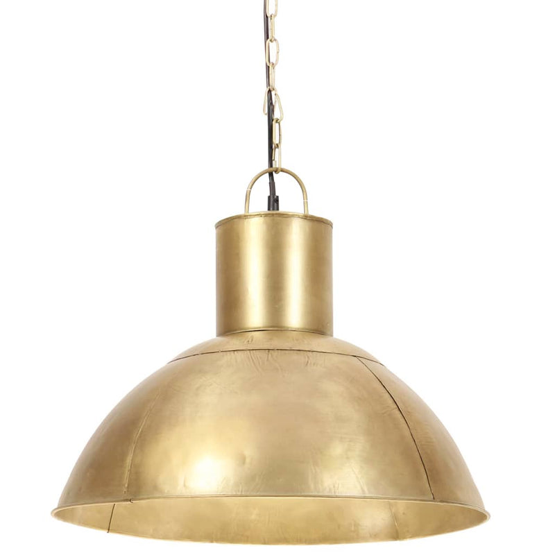 Load image into Gallery viewer, Vidaxl hanglamp rond 25 w e27 48 cm messingkleurig