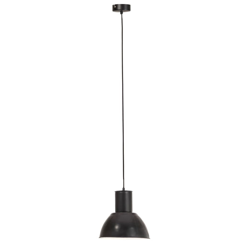 Load image into Gallery viewer, Vidaxl hanglamp rond 25 w e27 28,5 cm zwart