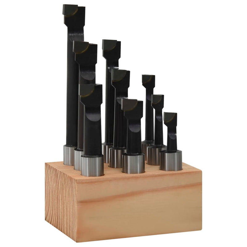 Load image into Gallery viewer, Vidaxl boorfrezen 9 st met houtbasis 12 mm