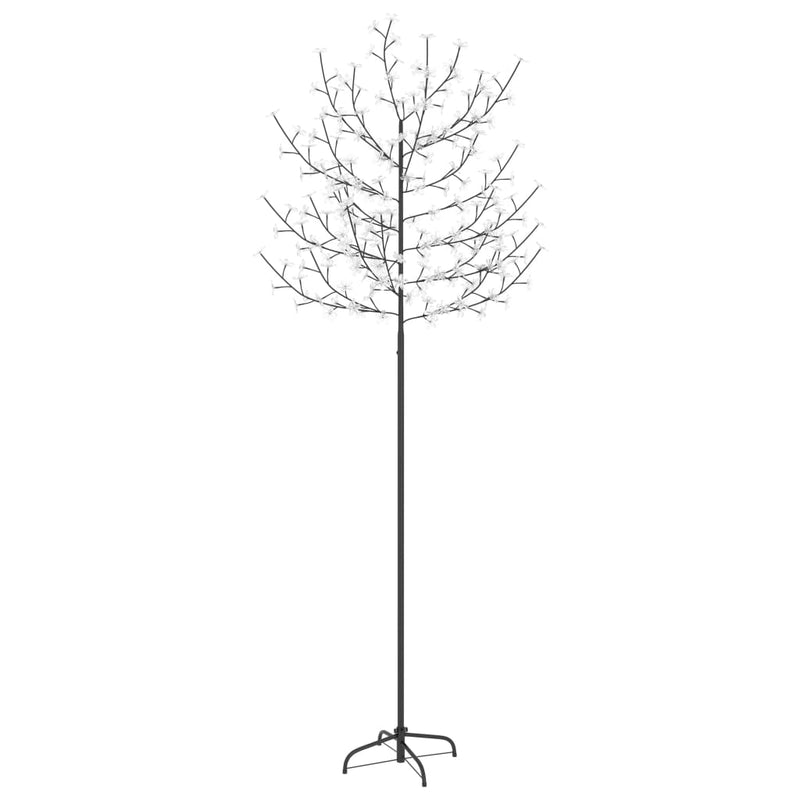Load image into Gallery viewer, VidaXL Kerstboom 220 LED's koudwit licht kersenbloesem 220 cm