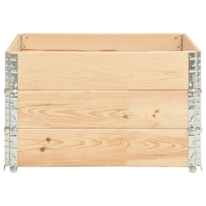 Load image into Gallery viewer, VidaXL 3 st Plantenbakken verhoogd 100x100 cm massief grenenhout