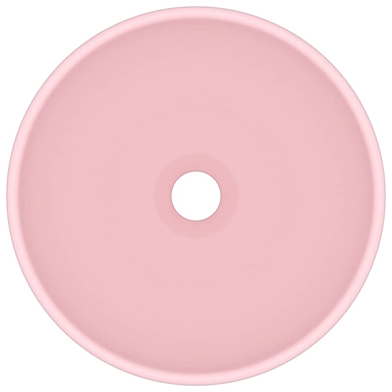 Load image into Gallery viewer, Vidaxl wastafel rond 32,5x14 cm keramiek matroze