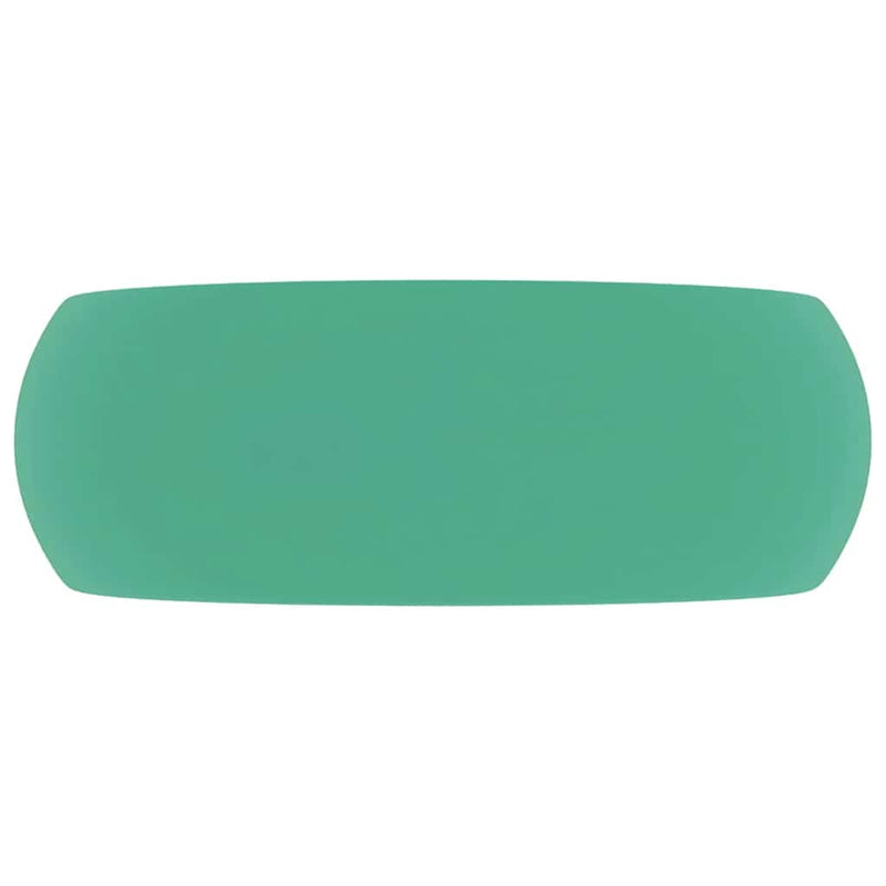 Load image into Gallery viewer, Vidaxl wastafel rond 40x15 cm keramiek mat lichtgroen