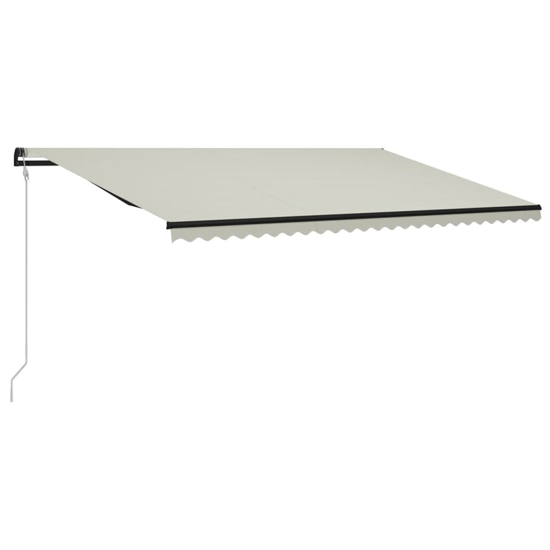 Load image into Gallery viewer, VidaXL Luifel uittrekbaar met windsensor en LED 600x300 cm crème