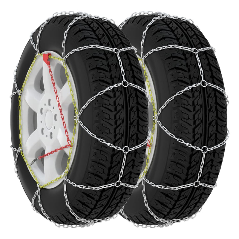 Load image into Gallery viewer, VidaXL Sneeuwkettingen 2 st 9 mm KN60