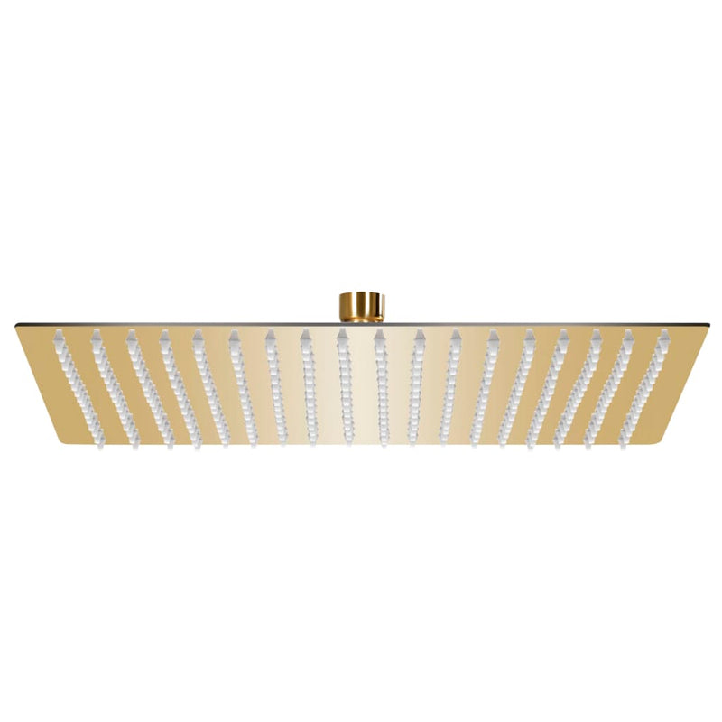 Load image into Gallery viewer, Vidaxl regendouchekop vierkant 50x50 cm roestvrij staal goudkleurig