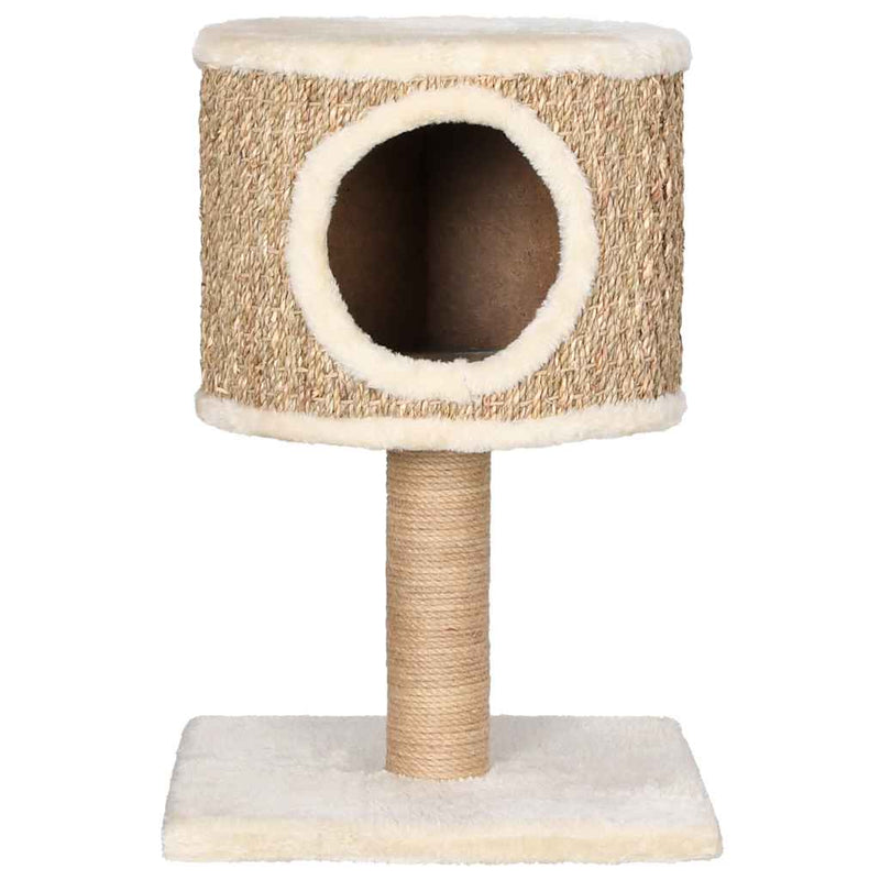Load image into Gallery viewer, Vidaxl kattenmeubel met huis en krabpaal 52 cm zeegras