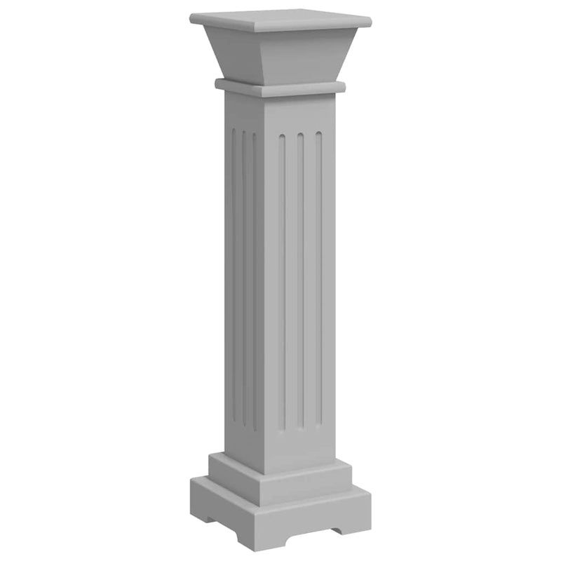 Load image into Gallery viewer, Vidaxl plantenstandaard klassieke zuil vierkant 17x17x66 cm mdf grijs