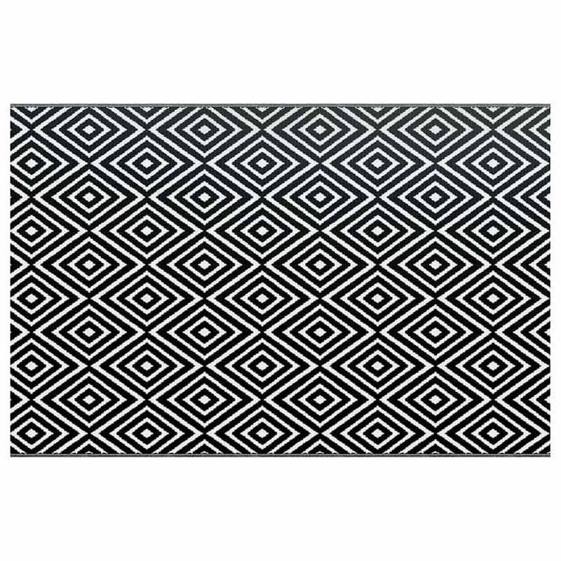 Load image into Gallery viewer, Vidaxl buitenkleed arakil 190x290 cm pp wit en zwart