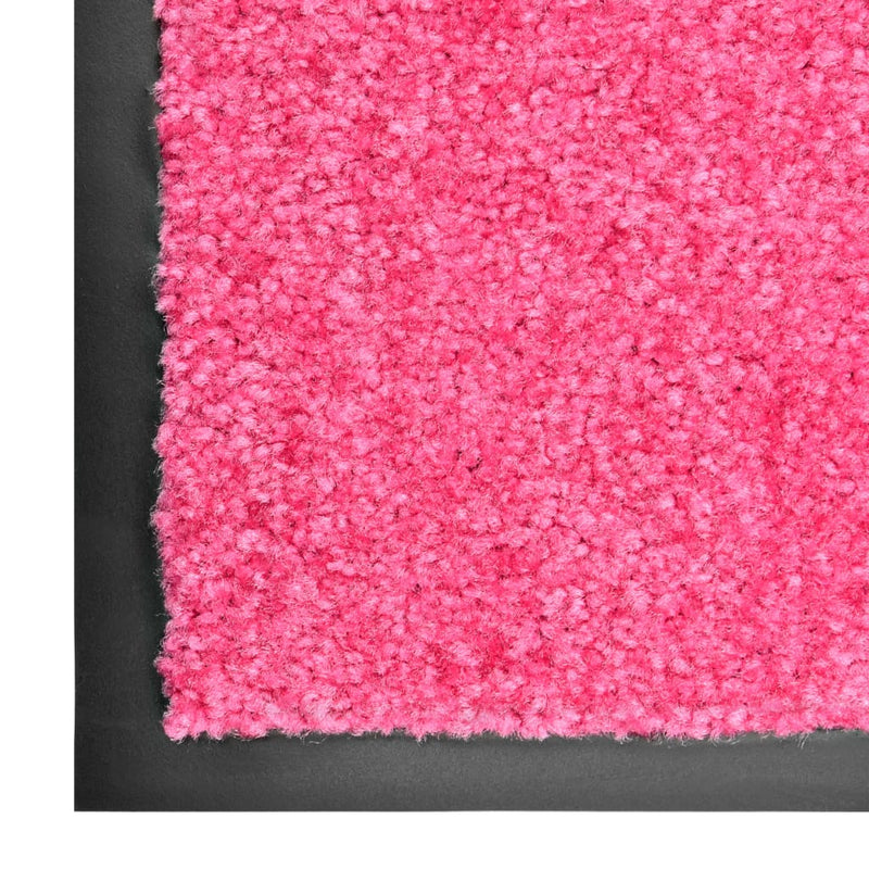 Load image into Gallery viewer, Vidaxl deurmat wasbaar 60x90 cm roze