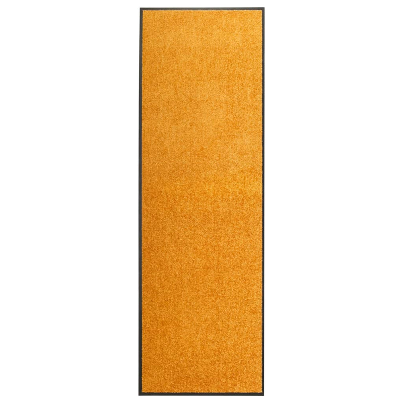 Load image into Gallery viewer, Vidaxl deurmat wasbaar 60x180 cm oranje
