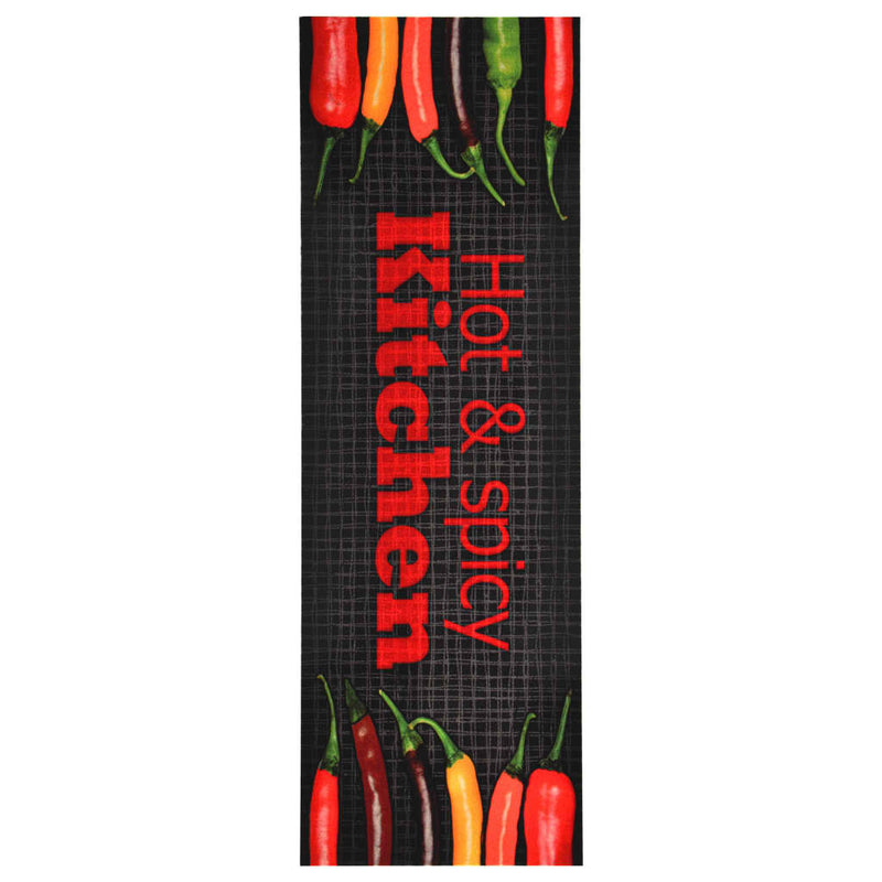 Load image into Gallery viewer, Vidaxl keukenmat wasbaar hot spicy 45x150 cm