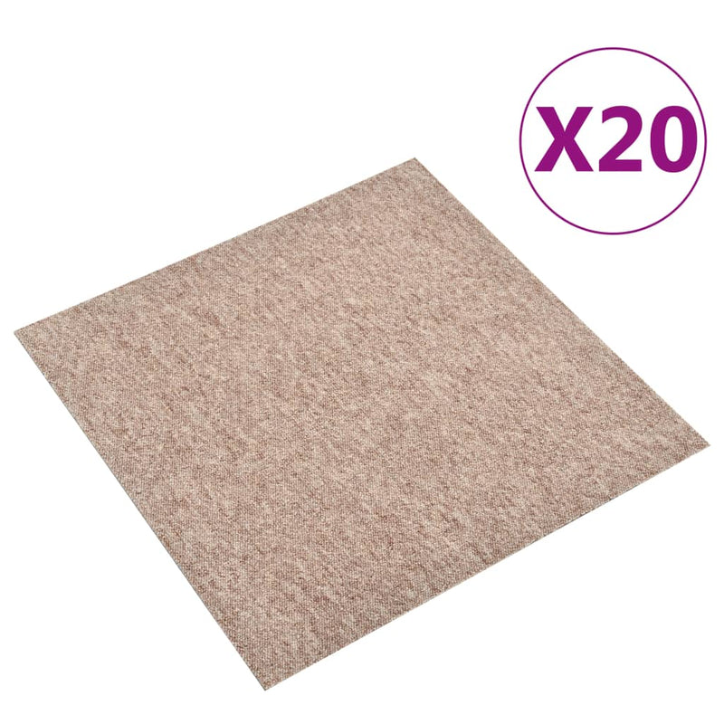 Load image into Gallery viewer, Vidaxl tapijttegels 20 st 5 m² 50x50 cm beige