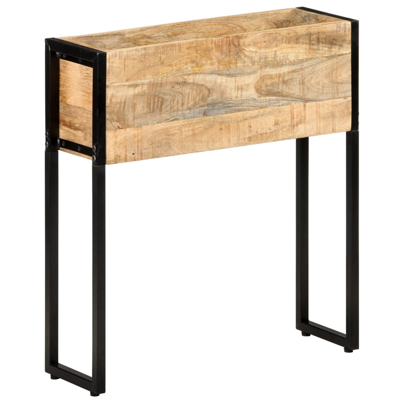 Load image into Gallery viewer, Vidaxl plantenbak 60x20x68 cm ruw mangohout