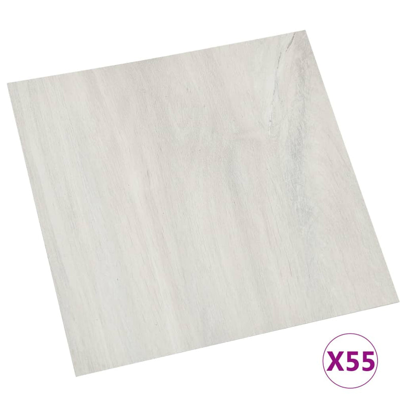 Load image into Gallery viewer, Vidaxl vloerplanken zelfklevend 55 st 5,11 m² pvc crème