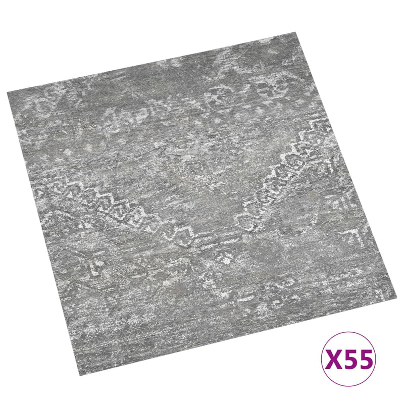 Load image into Gallery viewer, Vidaxl vloerplanken zelfklevend 55 st 5,11 m² pvc betongrijs
