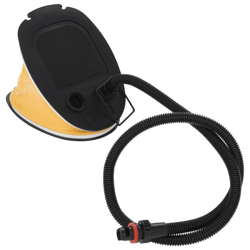 Load image into Gallery viewer, Vidaxl voetpomp 26x18 cm pp en pe grijs en geel
