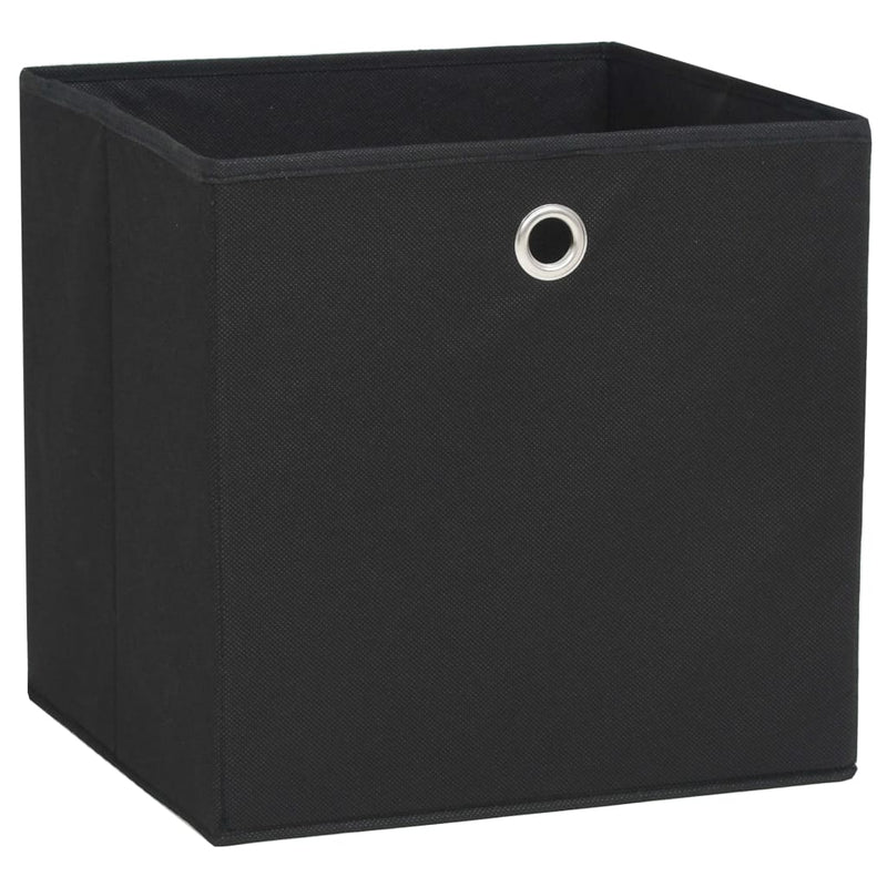 Load image into Gallery viewer, Vidaxl opbergboxen 10 st 28x28x28 cm nonwoven stof zwart