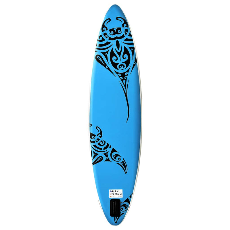 Load image into Gallery viewer, Vidaxl stand up paddleboardset opblaasbaar 305x76x15 cm blauw