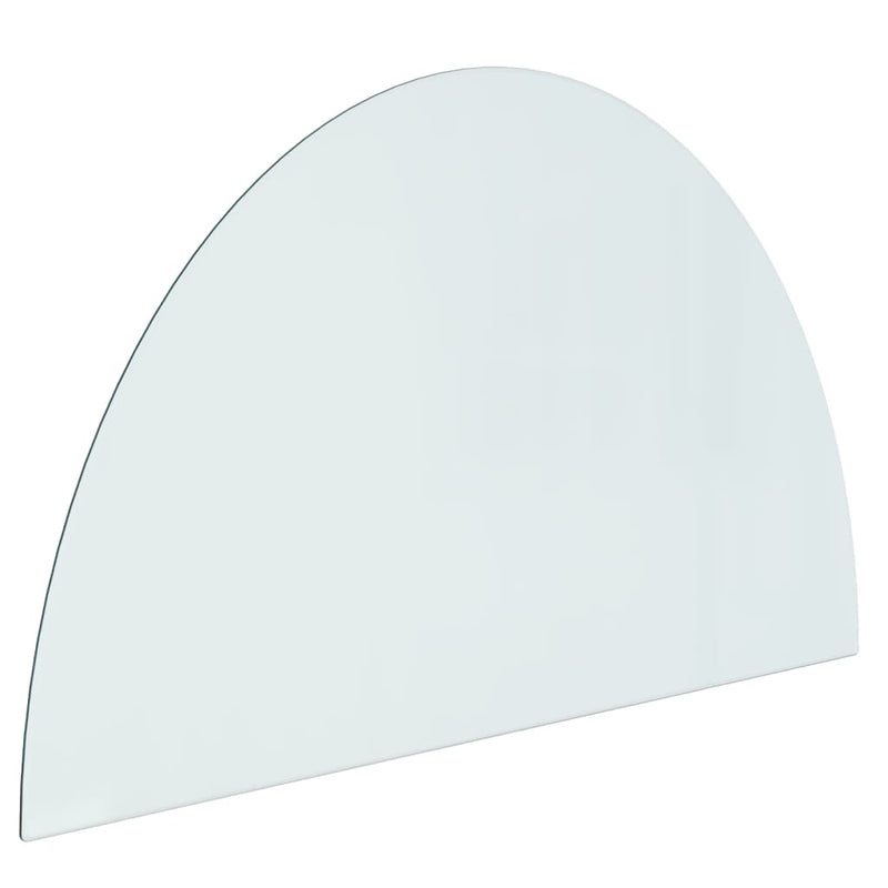 Load image into Gallery viewer, Vidaxl glasplaat voor open haard halfrond 1000x600 mm