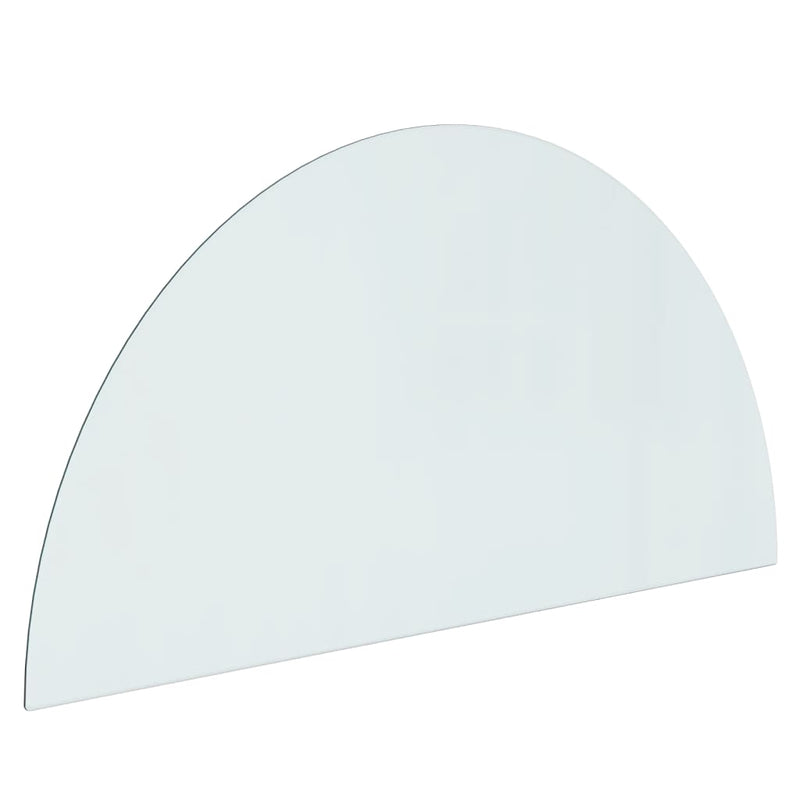 Load image into Gallery viewer, Vidaxl glasplaat voor open haard halfrond 1200x600 mm