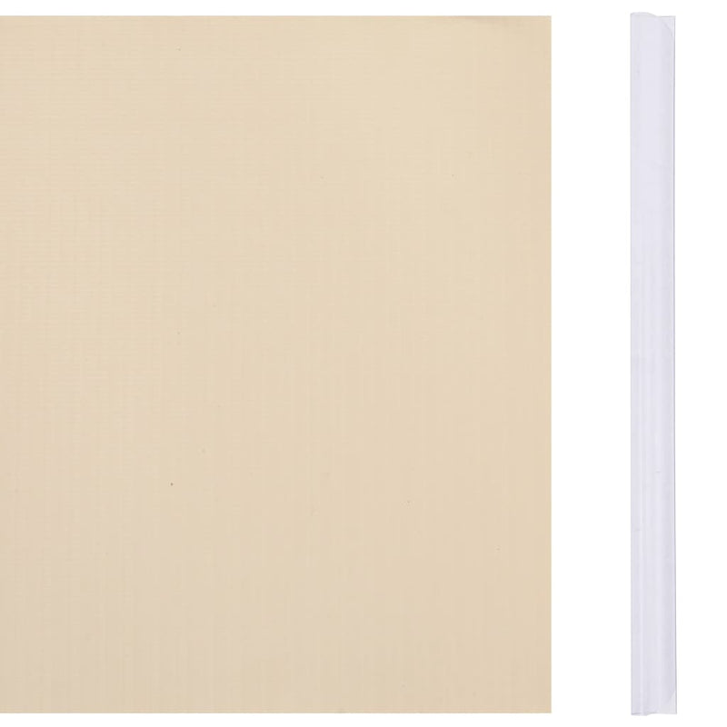 Afbeelding laden in galerijviewer, Vidaxl tuinschermen 4 st 35x0,19 m pvc crèmekleurig