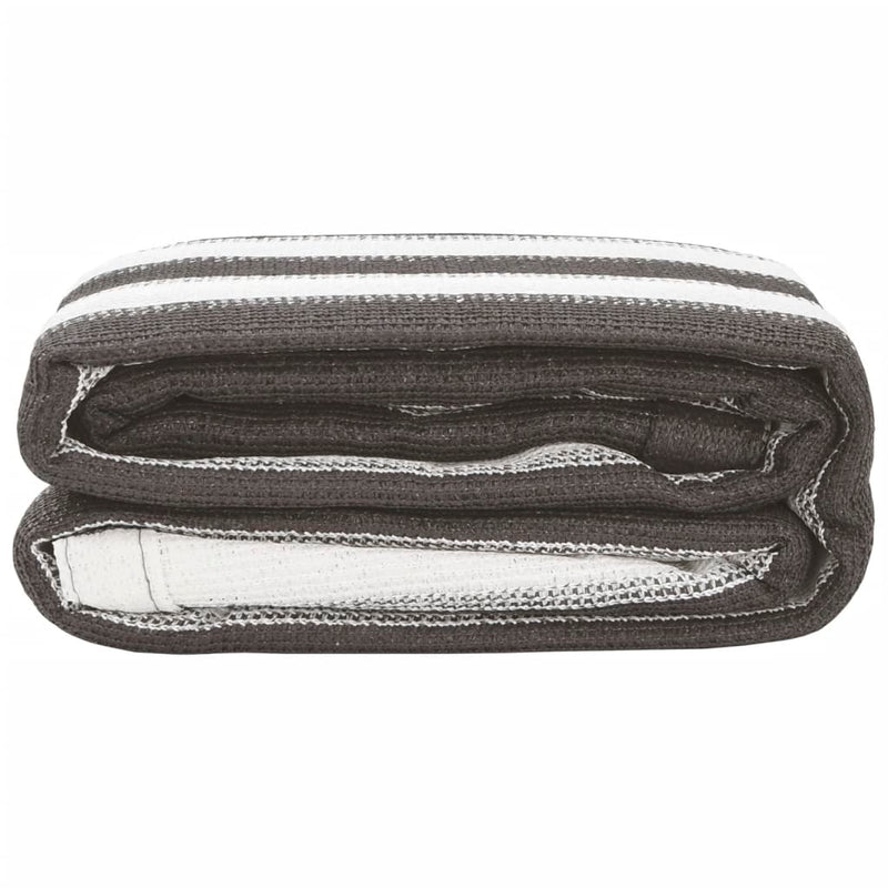 Load image into Gallery viewer, VidaXL Tenttapijt 250x250 cm antracietkleurig en wit