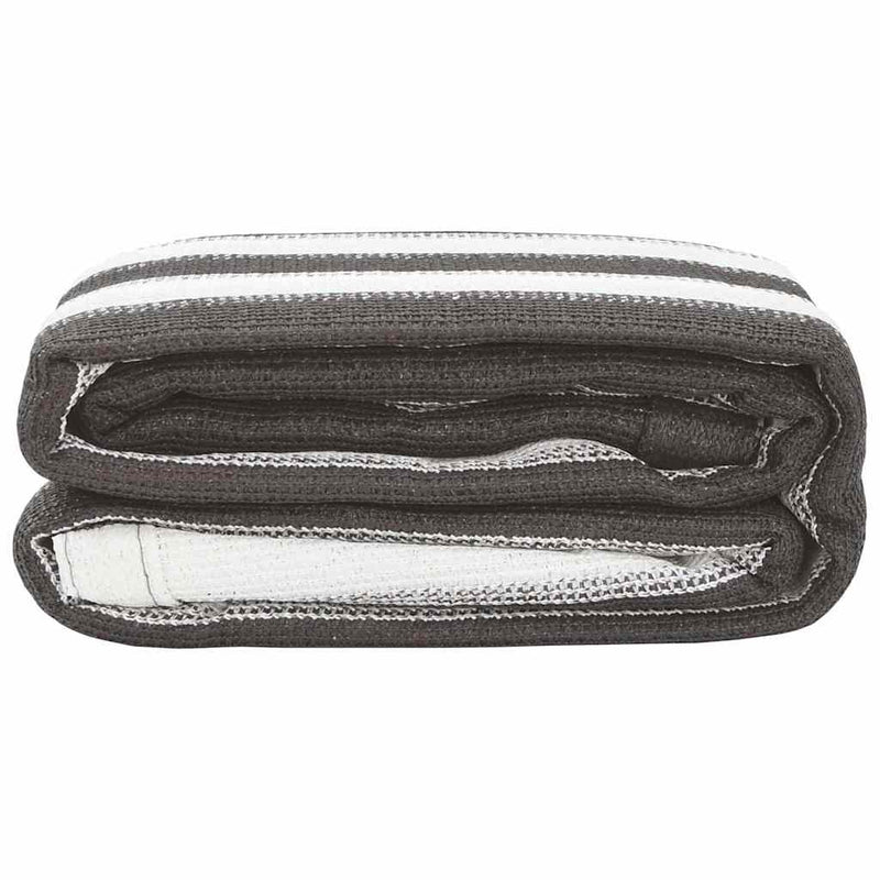 Load image into Gallery viewer, Vidaxl tenttapijt 250x500 cm antracietkleurig en wit