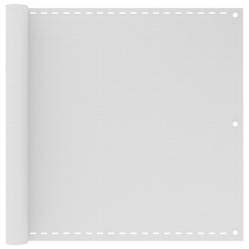 Load image into Gallery viewer, Vidaxl balkonscherm 90x300 cm hdpe wit