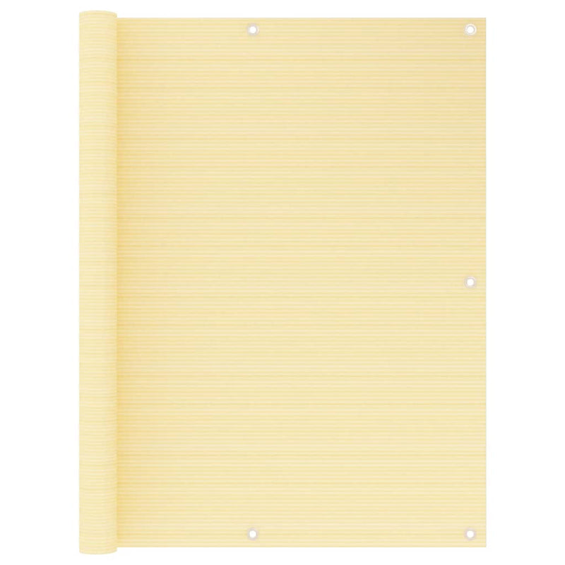 Load image into Gallery viewer, Vidaxl balkonscherm 120x500 cm hdpe beige