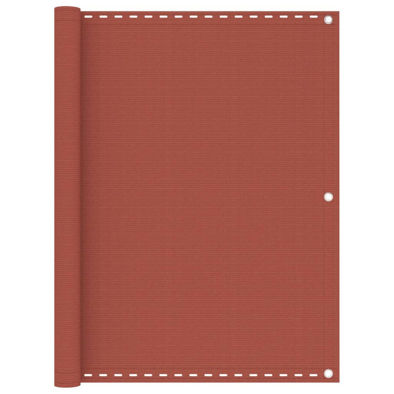 Load image into Gallery viewer, Vidaxl balkonscherm 120x500 cm hdpe terracotta