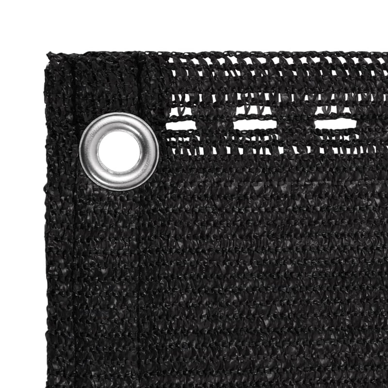 Load image into Gallery viewer, Vidaxl balkonscherm 120x600 cm hdpe zwart