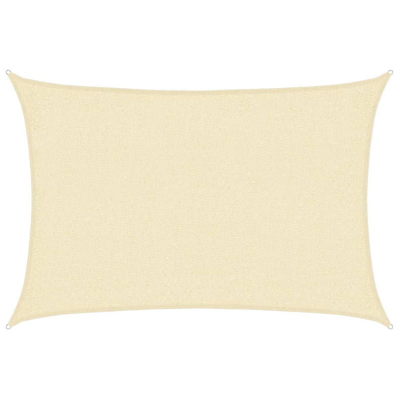 Afbeelding laden in galerijviewer, Vidaxl zonnezeil 160 g m² 2x2,5 m hdpe crèmekleurig