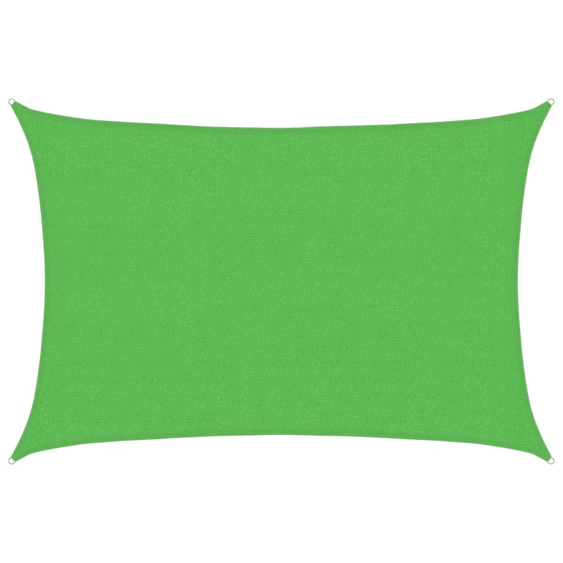 Afbeelding laden in galerijviewer, Vidaxl zonnezeil 160 g m² 2,5x4 m hdpe lichtgroen