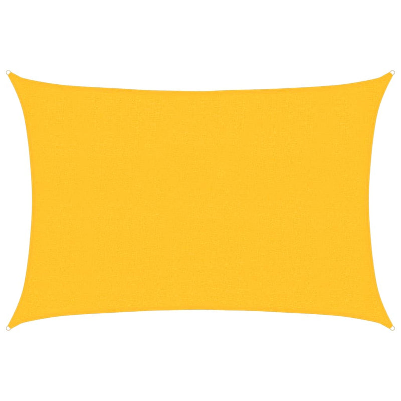 Afbeelding laden in galerijviewer, Vidaxl zonnezeil 160 g m² 2,5x4 m hdpe geel