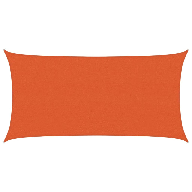 Afbeelding laden in galerijviewer, Vidaxl zonnezeil 160 g m² 2,5x4,5 m hdpe oranje