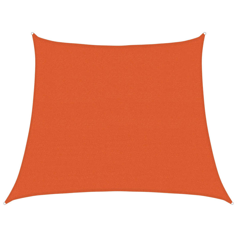 Afbeelding laden in galerijviewer, Vidaxl zonnezeil 160 g m² trapezium 3 4x3 m hdpe oranje