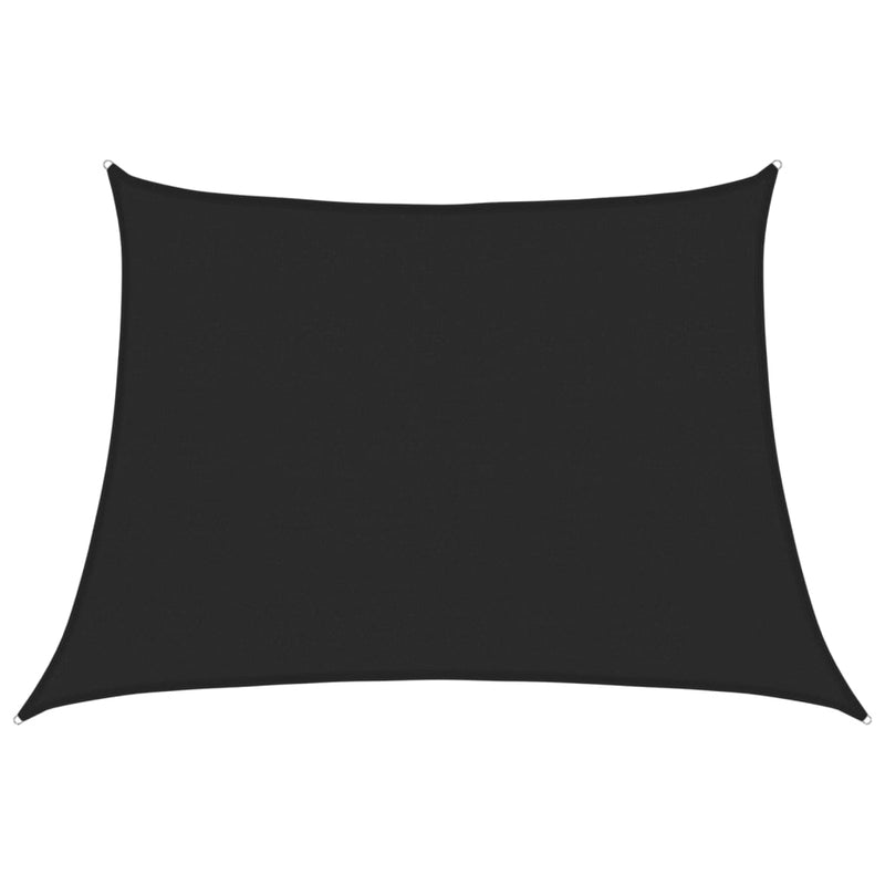 Afbeelding laden in galerijviewer, Vidaxl zonnezeil 160 g m² 4 5x3 m hdpe zwart