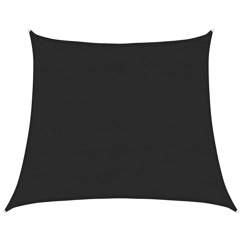 Afbeelding laden in galerijviewer, Vidaxl zonnezeil 160 g m² trapezium 4 5x4 m hdpe zwart